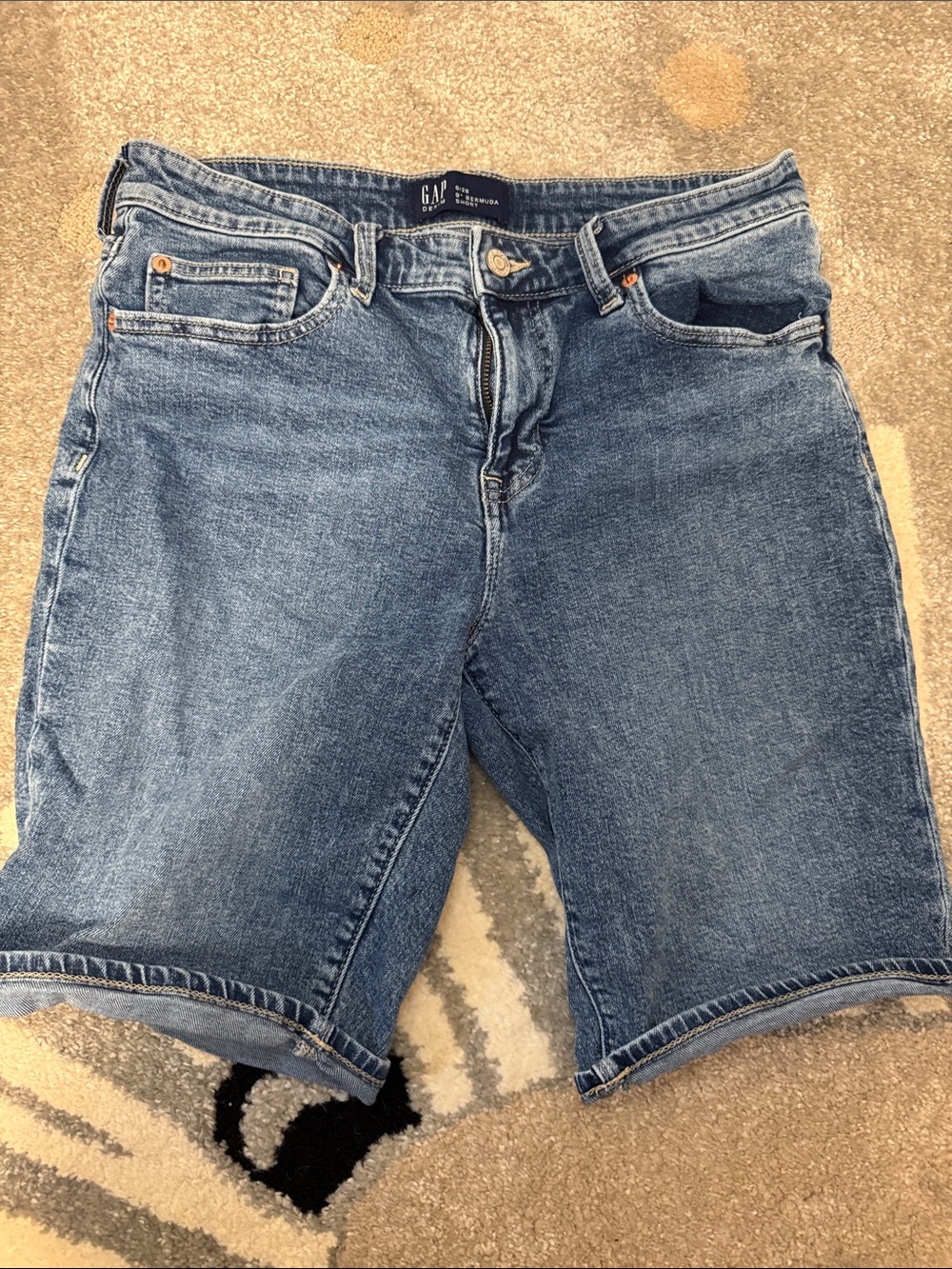 GAP Dark Blue Denim Bermuda Shorts